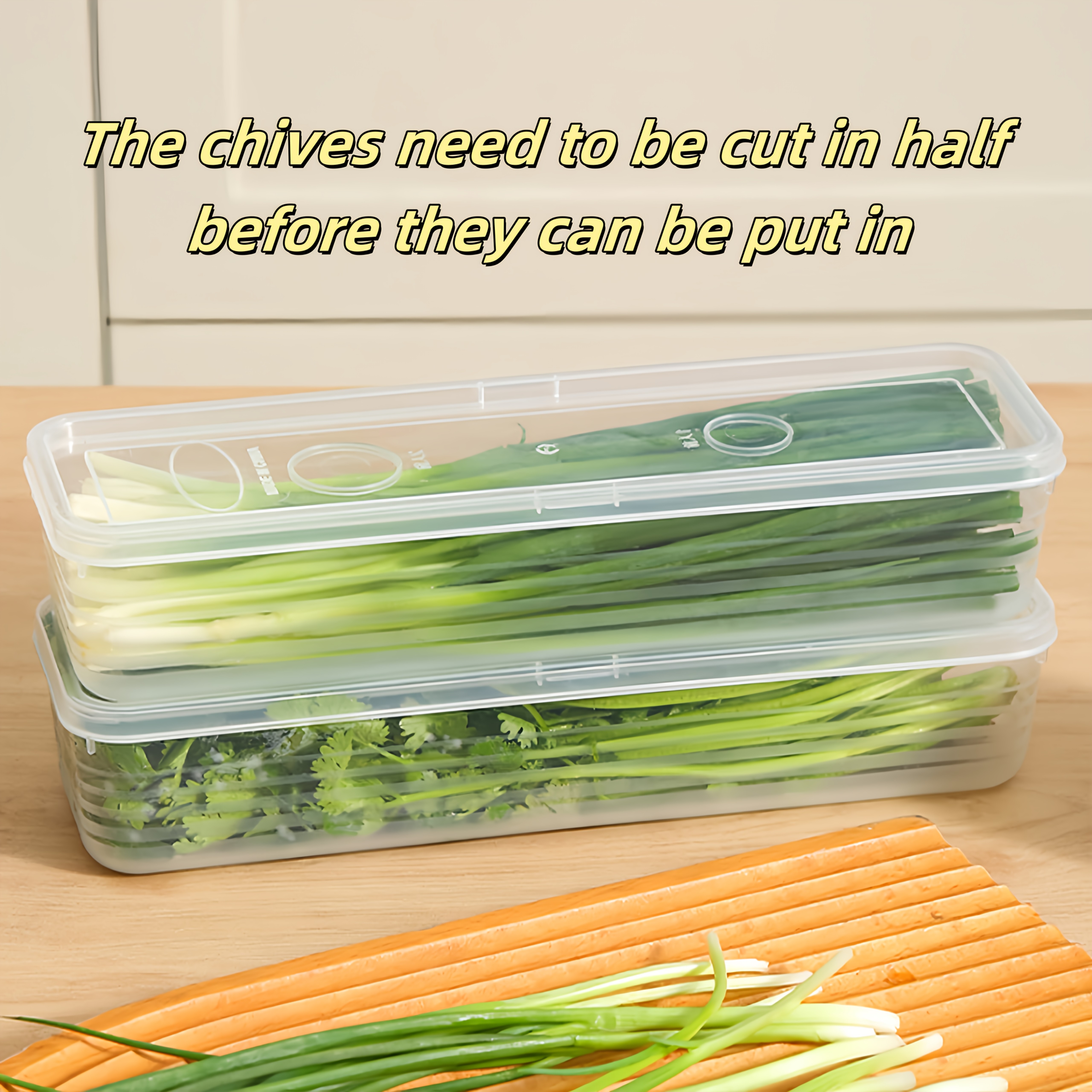 Food Storage Refrigerator - กล่องเก็บอาหาร/ผัก 2/4/6 ชิ้น - กล่องเก็บของในตู้เย็น -