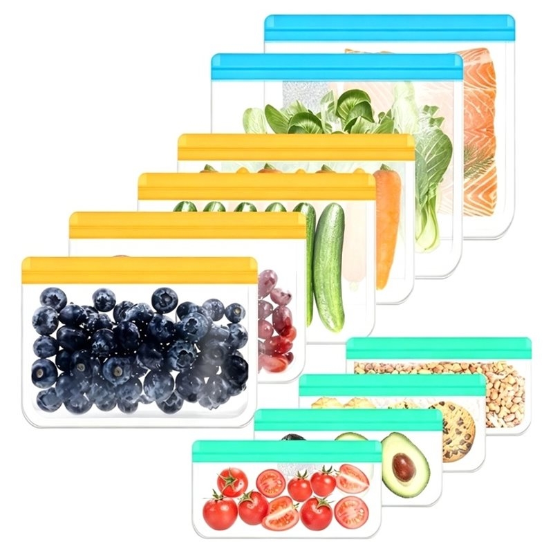 Food Storage Safe - ถุงพลาสติกแบบใช้ซ้ำได้ RABIT AS59~ แพ็ค 10 ใบ