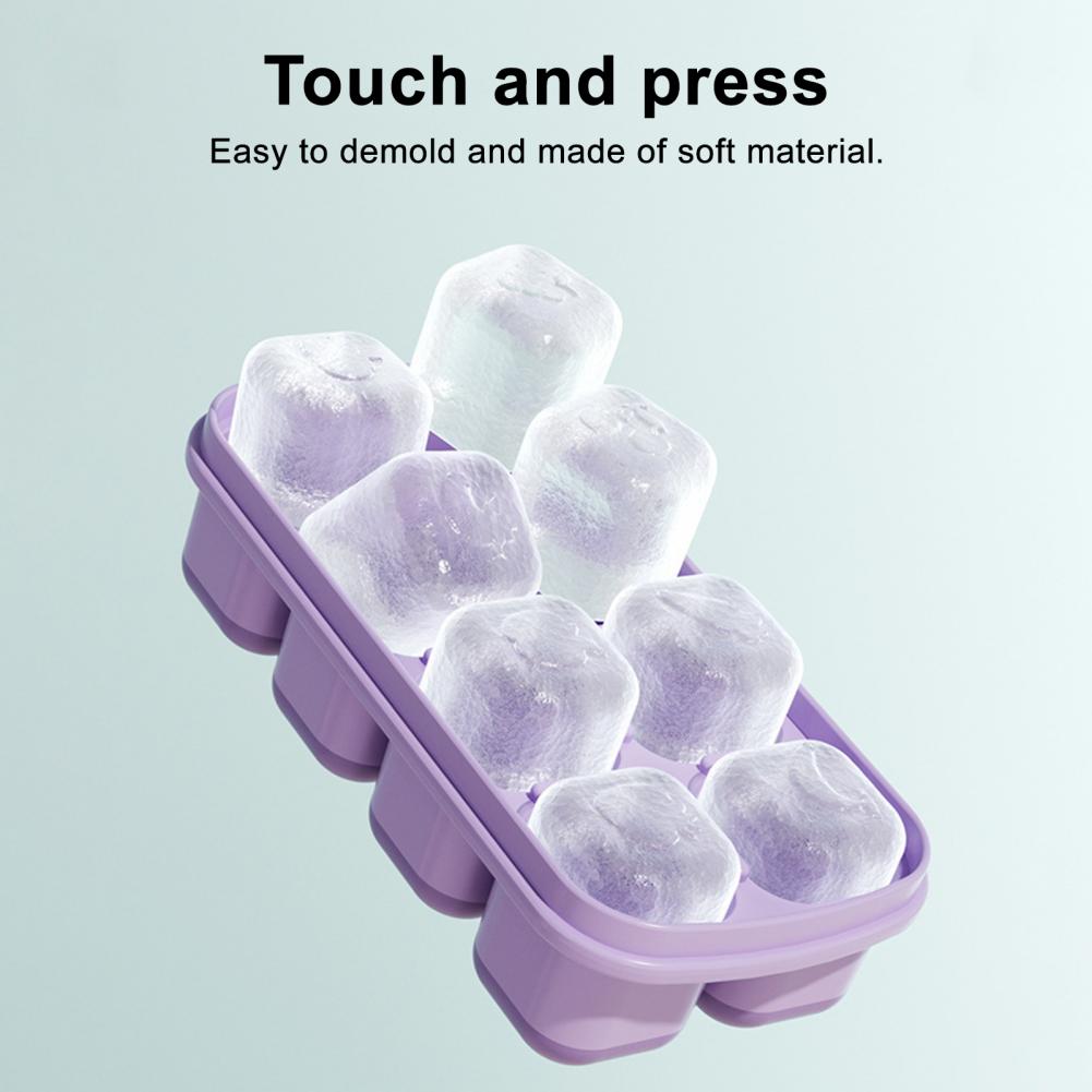 Food Storage Silicone - แม่พิมพ์น้ําแข็งสําหรับเครื่องดื่มต่างๆ ถาดน้ําแข็งสําหรับครอบครัว แม่พิมพ์ก้อนน้ําแข็งซิลิโคนปลอดสาร Bpa สําหรับเครื่องดื่มค็อกเทล ที่เก็บอาหารเด็ก
