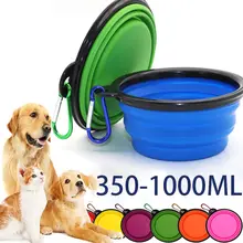 Portion Control Container - ชามพับได้ 2 in 1 สำหรับสัตว์เลี้ยง ทำจากซิลิโคน