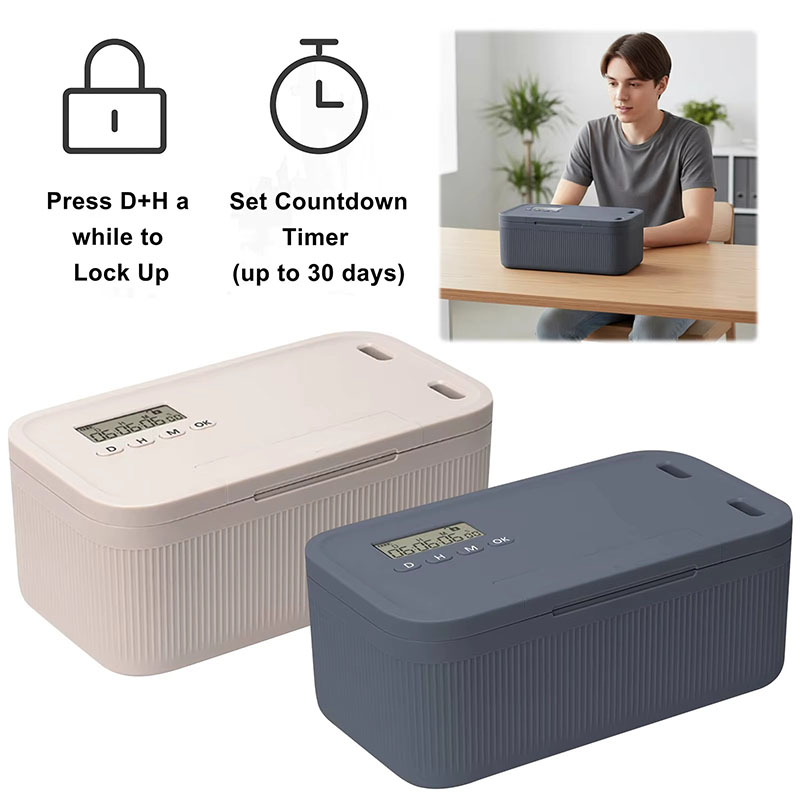 Food Storage Locker - กล่องล็อคพร้อมตัวตั้งเวลา ตู้ล็อคโทรศัพท์ กล่องเก็บของแบบล็อคเวลา สำหรับสำนักงาน บ้าน ตู้ยา
