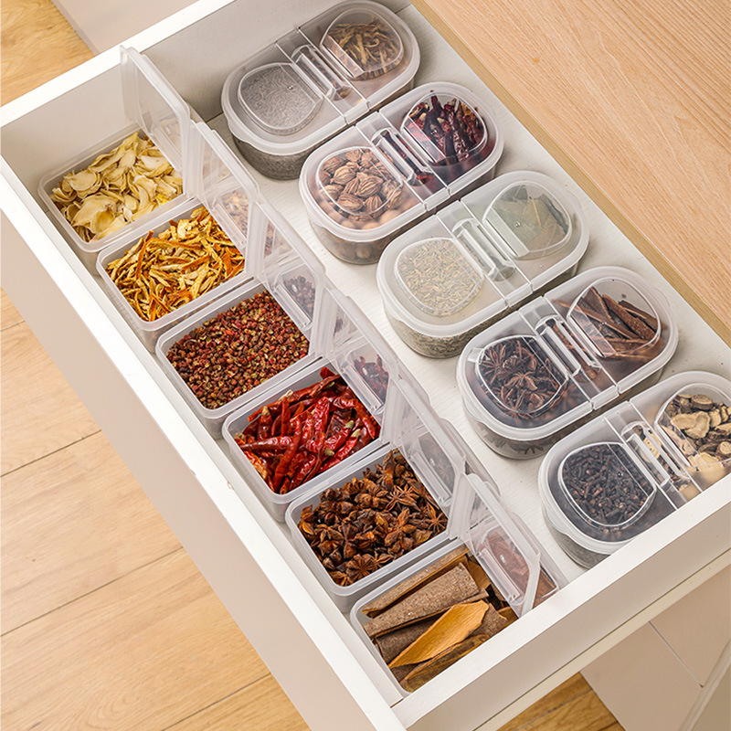 Food Storage For Camping - 10 ชิ้น/4 ชิ้น/1 ชิ้นกล่องอาหารกลางวันแบบพกพาสำหรับตั้งแคมป์ปิกนิกอาหารผลไม้กล่องเก็บของกล่องเก็บเครื่องเทศ
