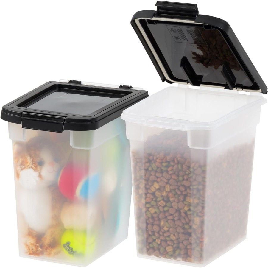 Food Storage Pet - ไอริส 10 ปอนด์ ภาชนะบรรจุอาหารสัตว์เลี้ยงแบบสุญญากาศ กล่องเก็บอาหารสุนัขและแมว กล่องใส่ขนม