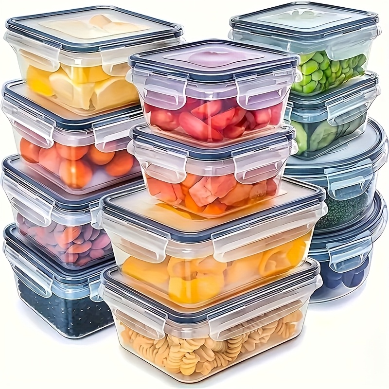 Food Storage For Camping - ชุด 8 ชิ้น ประกอบด้วย 4 กล่องและ