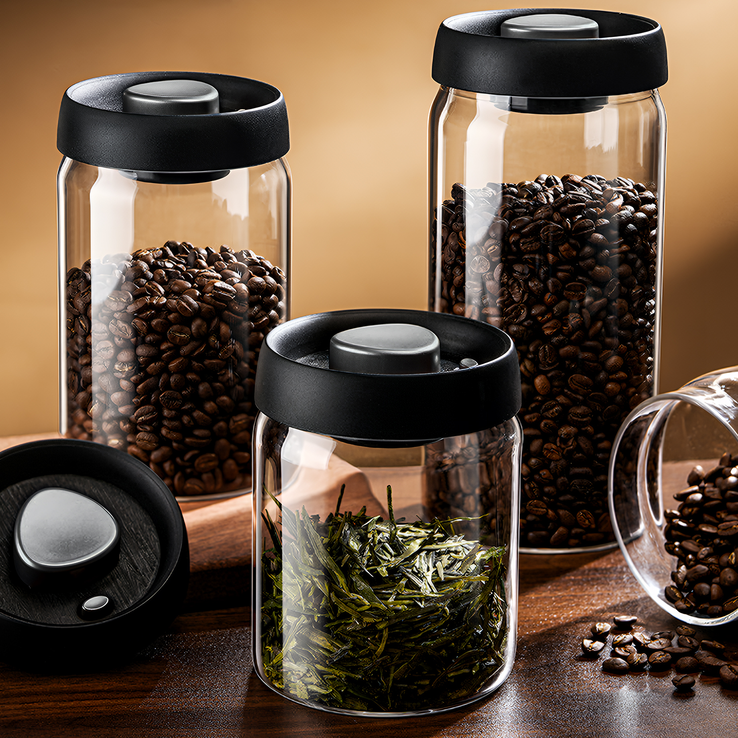 Food Storage Vacuum - OANKR กระป๋องกาแฟสูญญากาศ 500 มล. 900 มล.