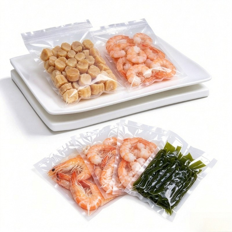 Food Storage Vacuum - 10/20/30PCS S/M/L ถุงบรรจุภัณฑ์สูญญากาศสำหรับอาหารเกรดเก็บอาหารเตรียมอาหารผลไม้ผักถุงบรรจุภัณฑ์สูญญากาศ