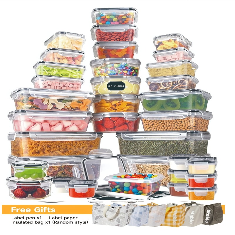Food Storage In Pantry - ชุดเก็บอาหารปลอดสาร BPA 48 ชิ้น – ภาชนะสุญญากาศ