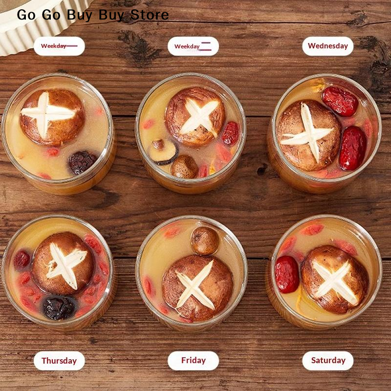 Food Storage Silicone - 【ST】1 ชิ้น 240/400 มล. โถแก้วเก็บอาหารพร้อมภาชนะบรรจุน้ำผลไม้แบบปิดผนึก โถซีเรียล
