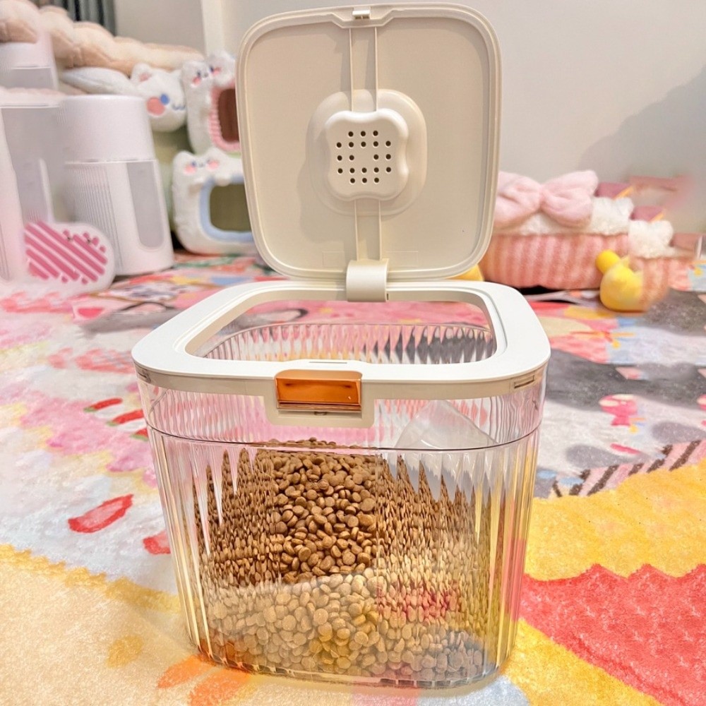 กล่องเก็บอาหารสัตว์เลี้ยงแบบฝา - Food Storage Pet บทวิจารณ์และราคา