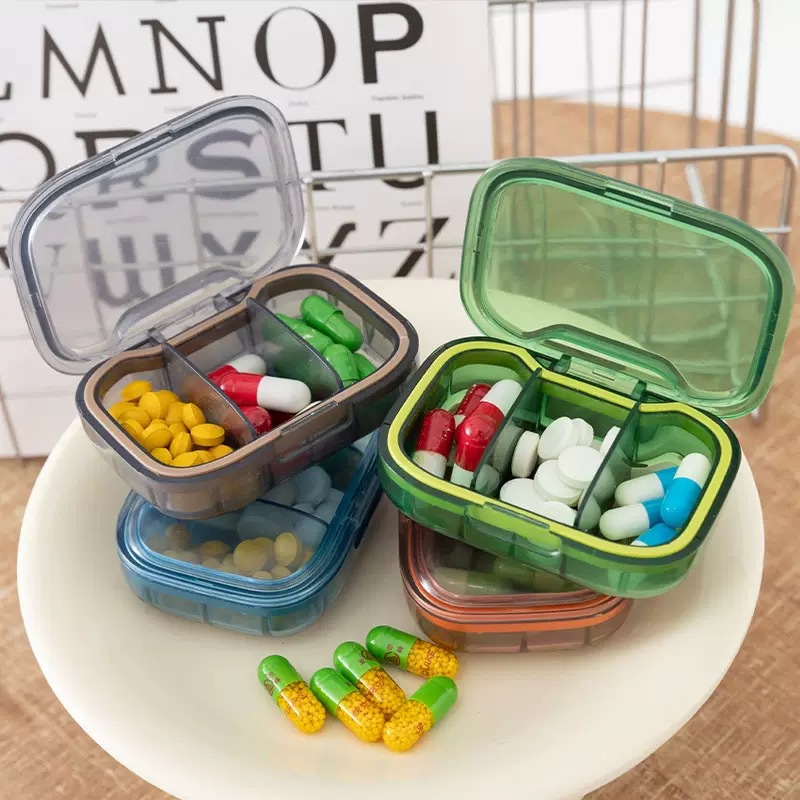 กล่องยาขนาดเล็ก 3 ช่อง กล่องเก - Portion Control Container บทวิจารณ์และราคา