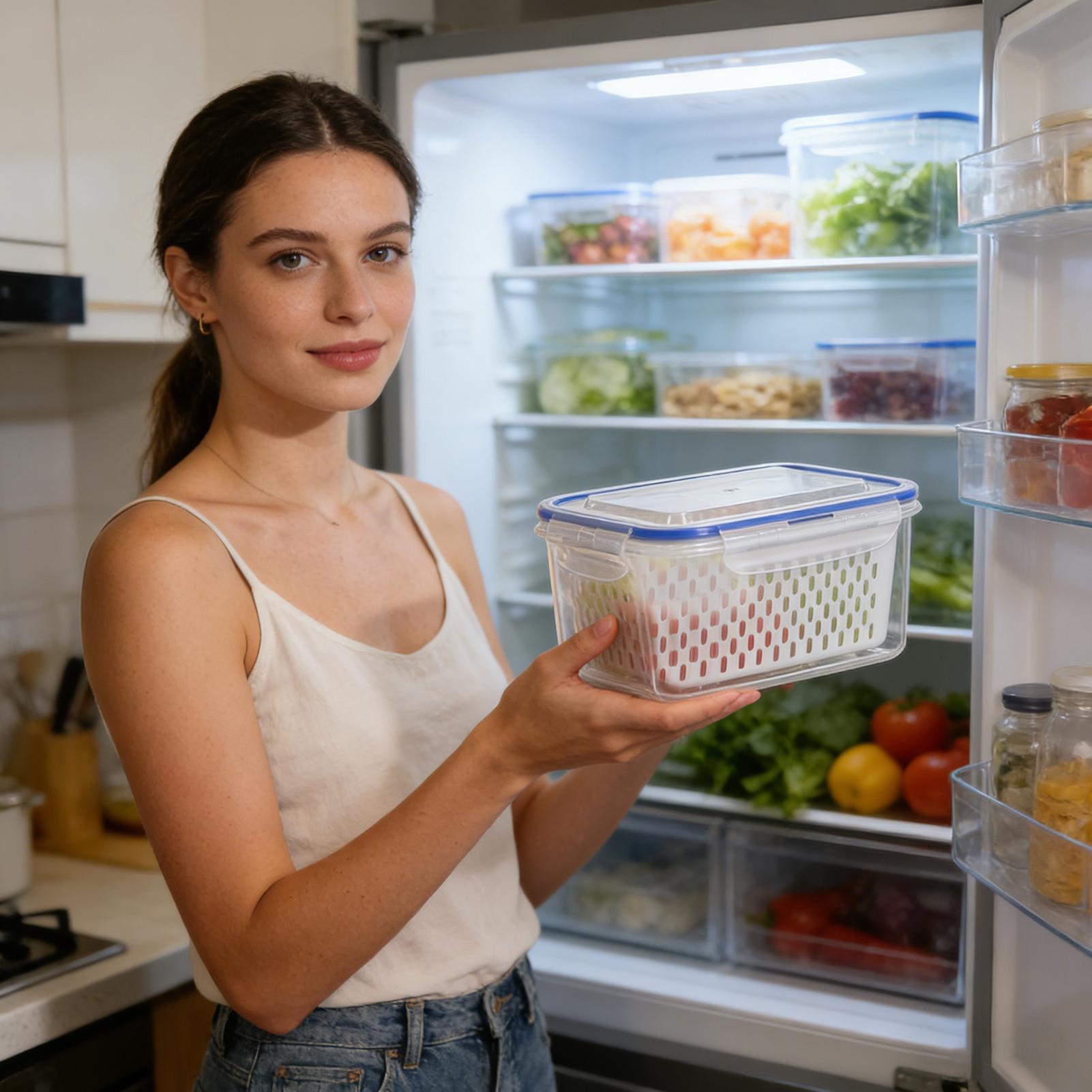 กล่องเก็บอาหาร 4 in 1 กล่องใสก - Food Storage Refrigerator บทวิจารณ์และราคา