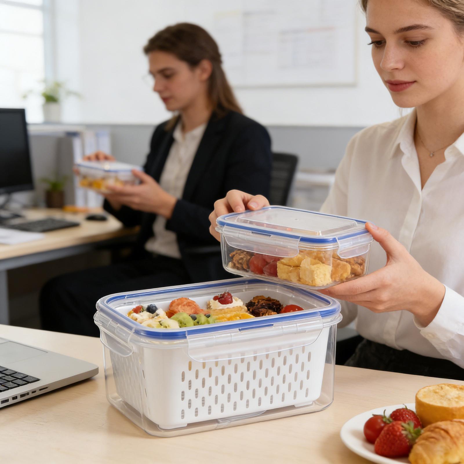 กล่องเก็บอาหาร 4 in 1 กล่องใสก - Food Storage Refrigerator บทวิจารณ์และราคา