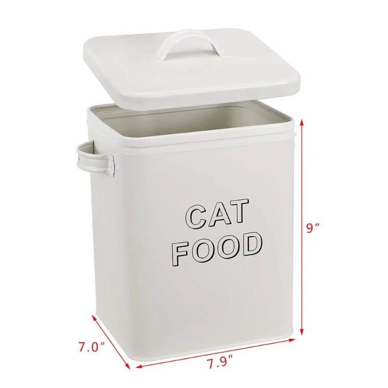 ถังเก็บอาหารสัตว์เลี้ยงและขนมส - Food Storage With Scoop บทวิจารณ์และราคา