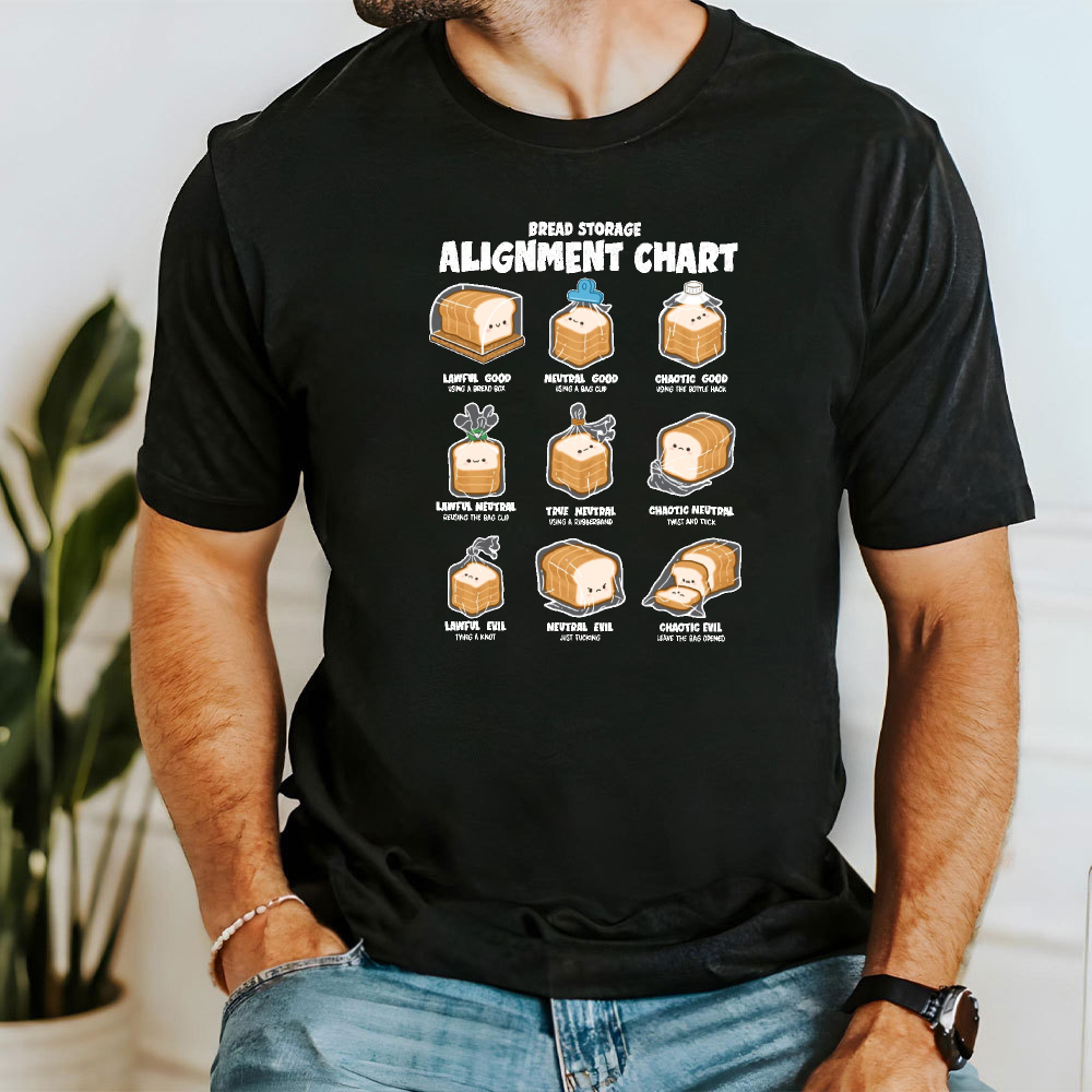 เสื้อยืดลายตารางการ์ตูนน่ารัก  - Food Storage Chart บทวิจารณ์และราคา