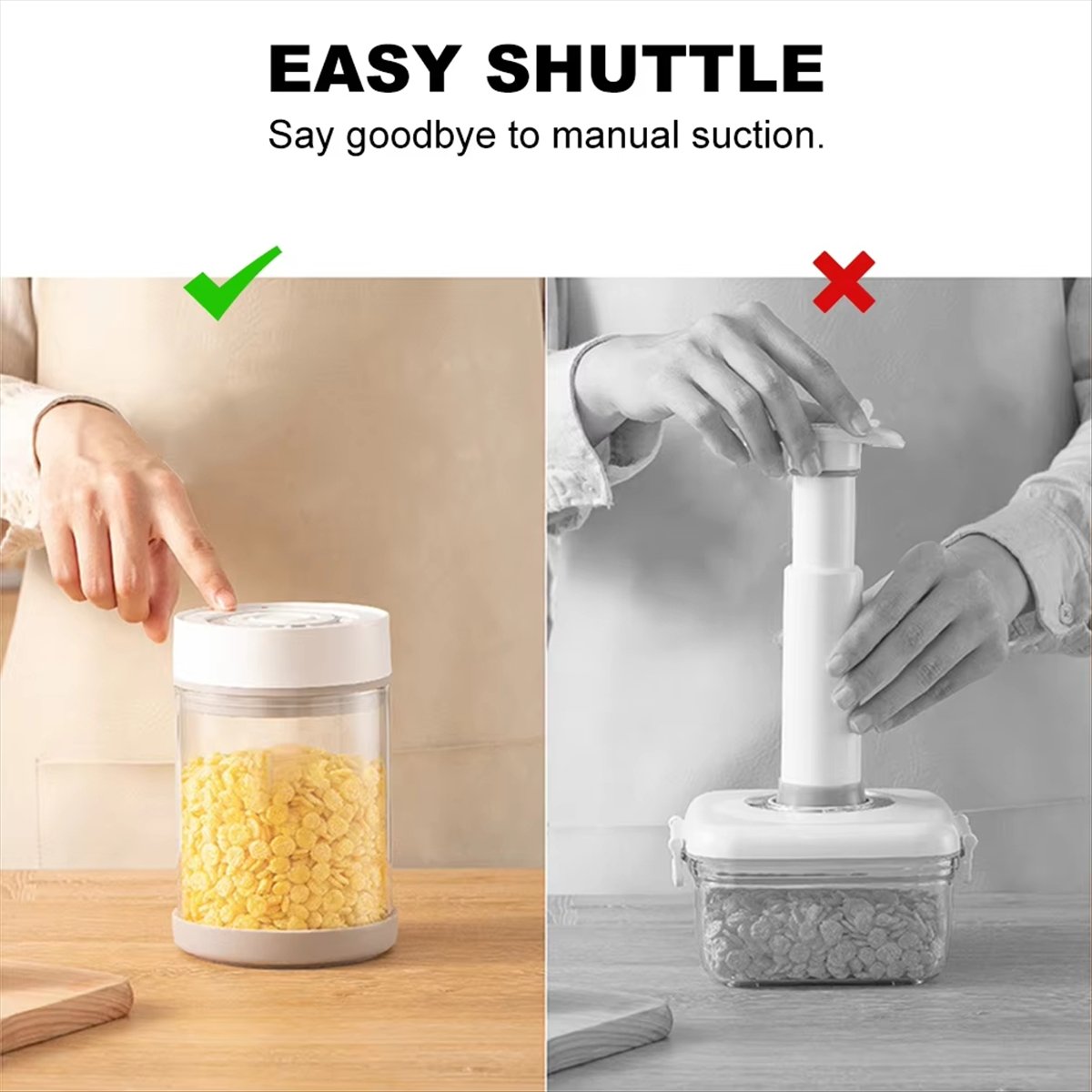 ขวดแก้วสุญญากาศสำหรับเก็บอาหาร - Food Storage Glass Containers Large บทวิจารณ์และราคา