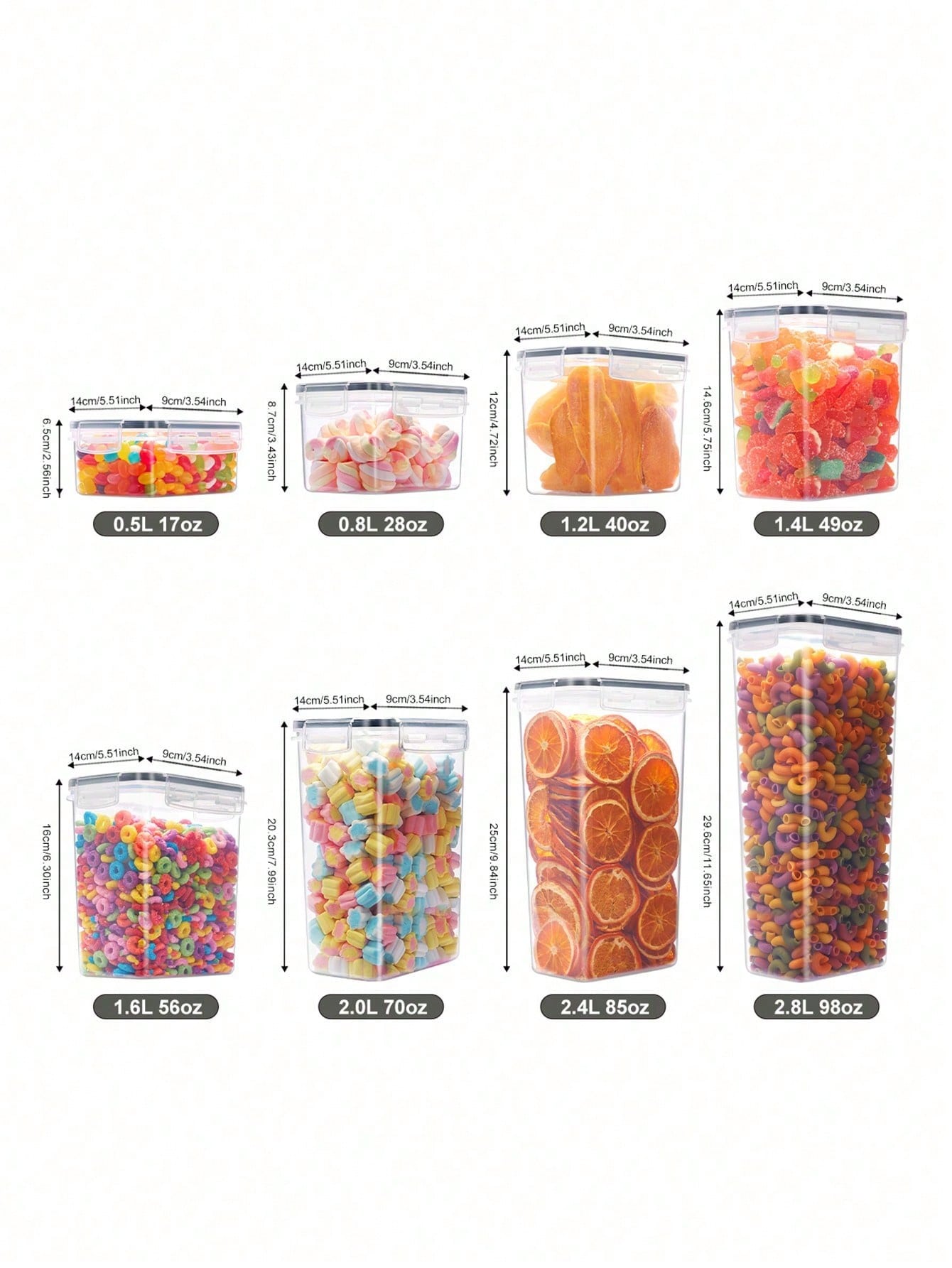 ชุดภาชนะเก็บอาหารแบบปิดสนิท 48 - Food Storage In Pantry บทวิจารณ์และราคา