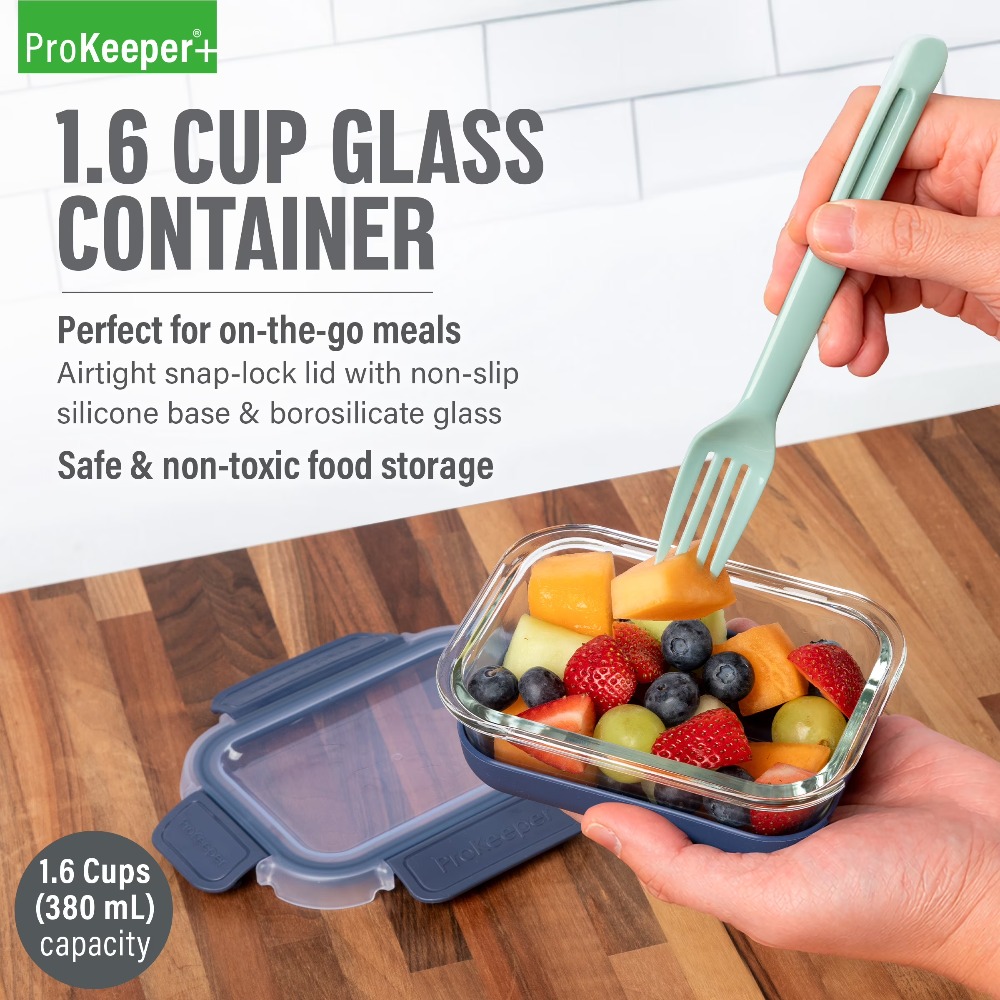 ชุดภาชนะเก็บอาหารแก้ว 2 ชิ้น ข - Food Storage Silicone บทวิจารณ์และราคา