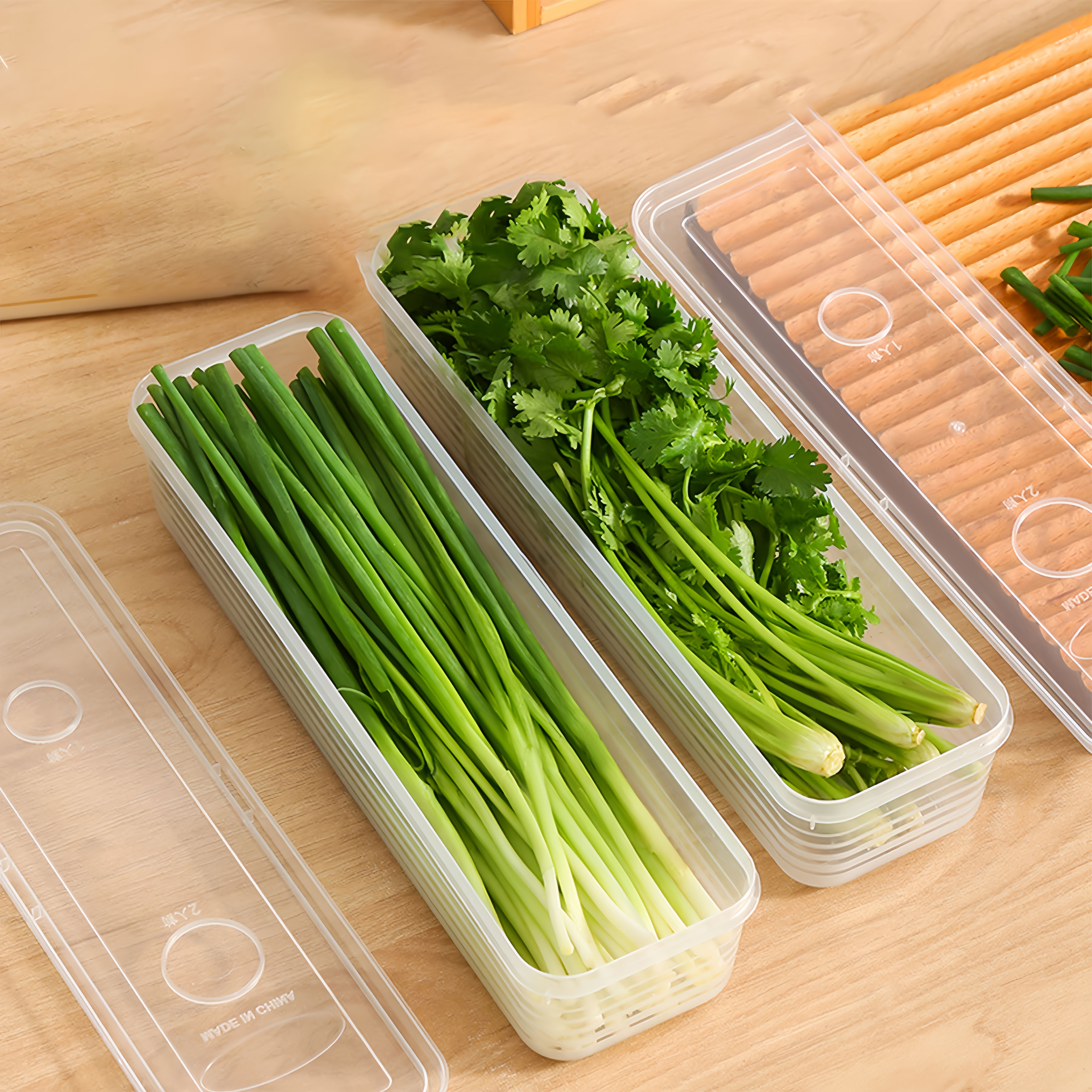 กล่องเก็บอาหาร/ผัก 2/4/6 ชิ้น  - Food Storage Refrigerator บทวิจารณ์และราคา