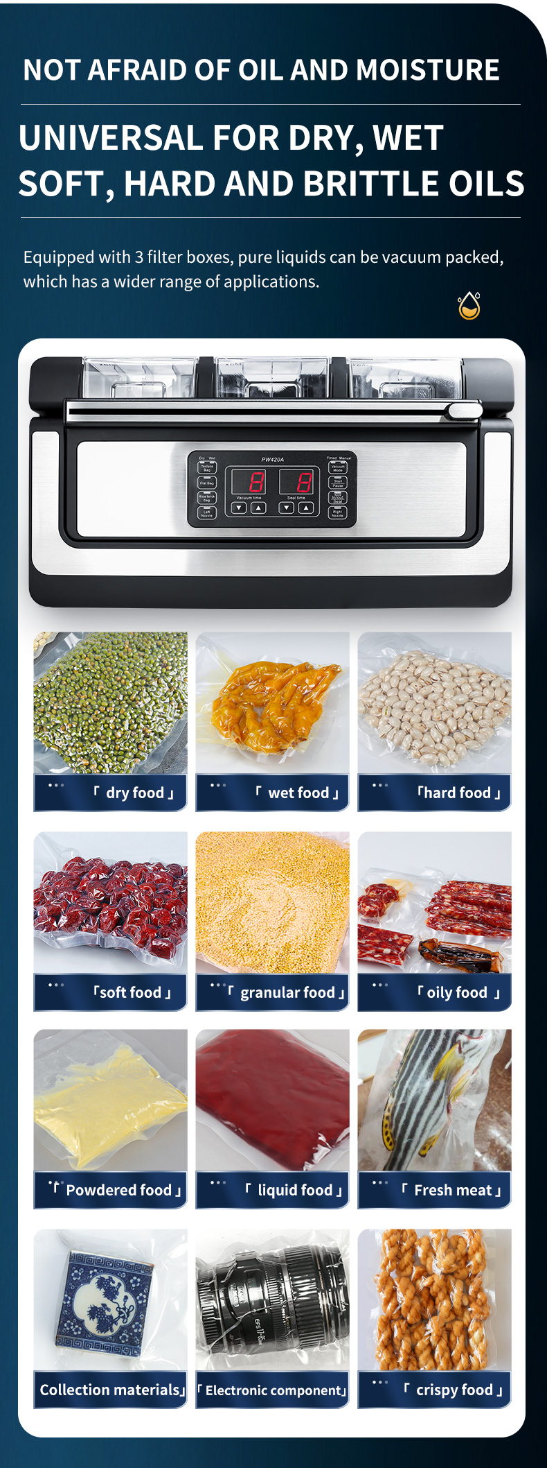 เครื่องซีลสูญญากาศในครัว จอแสด - Food Storage Vacuum บทวิจารณ์และราคา