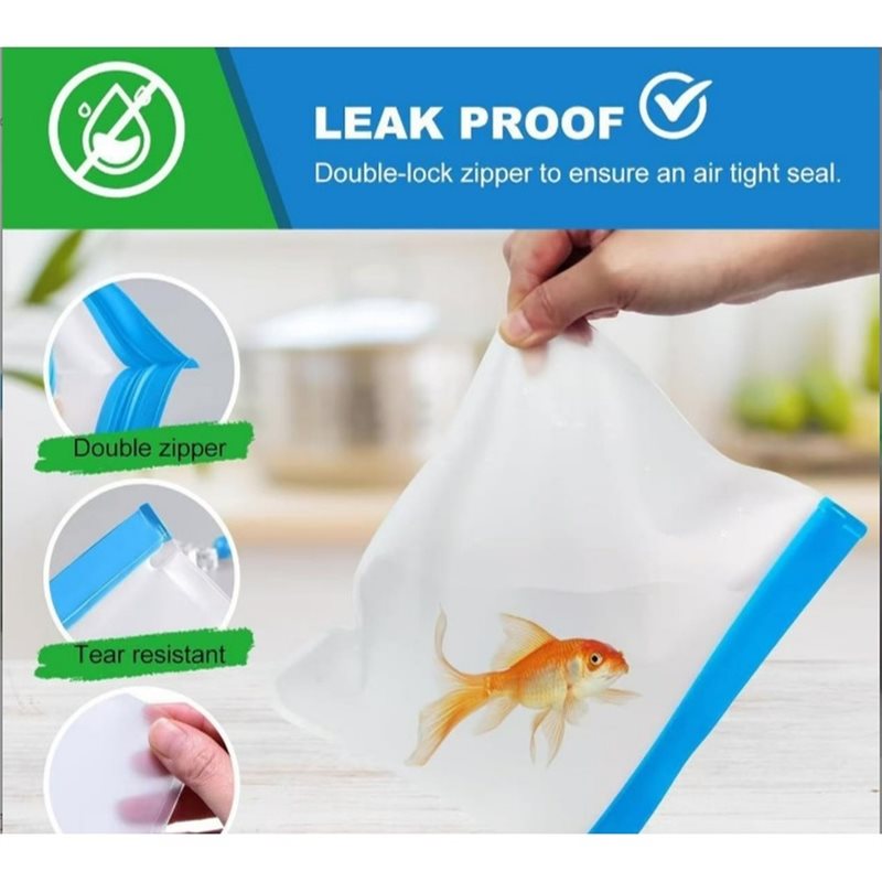 ถุงพลาสติกแบบใช้ซ้ำได้ RABIT A - Food Storage Safe บทวิจารณ์และราคา