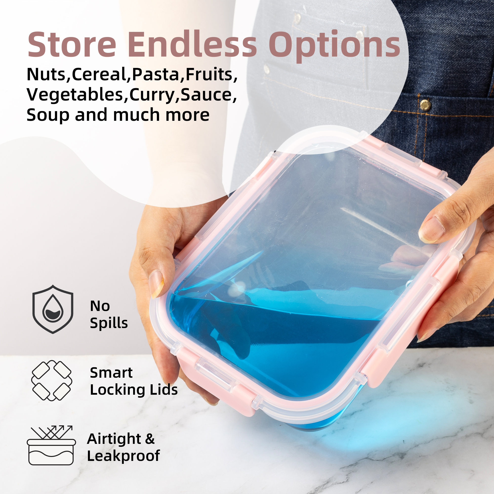 ชุดภาชนะเก็บอาหารแก้ว 16 ชิ้น, - Food Storage Safe บทวิจารณ์และราคา