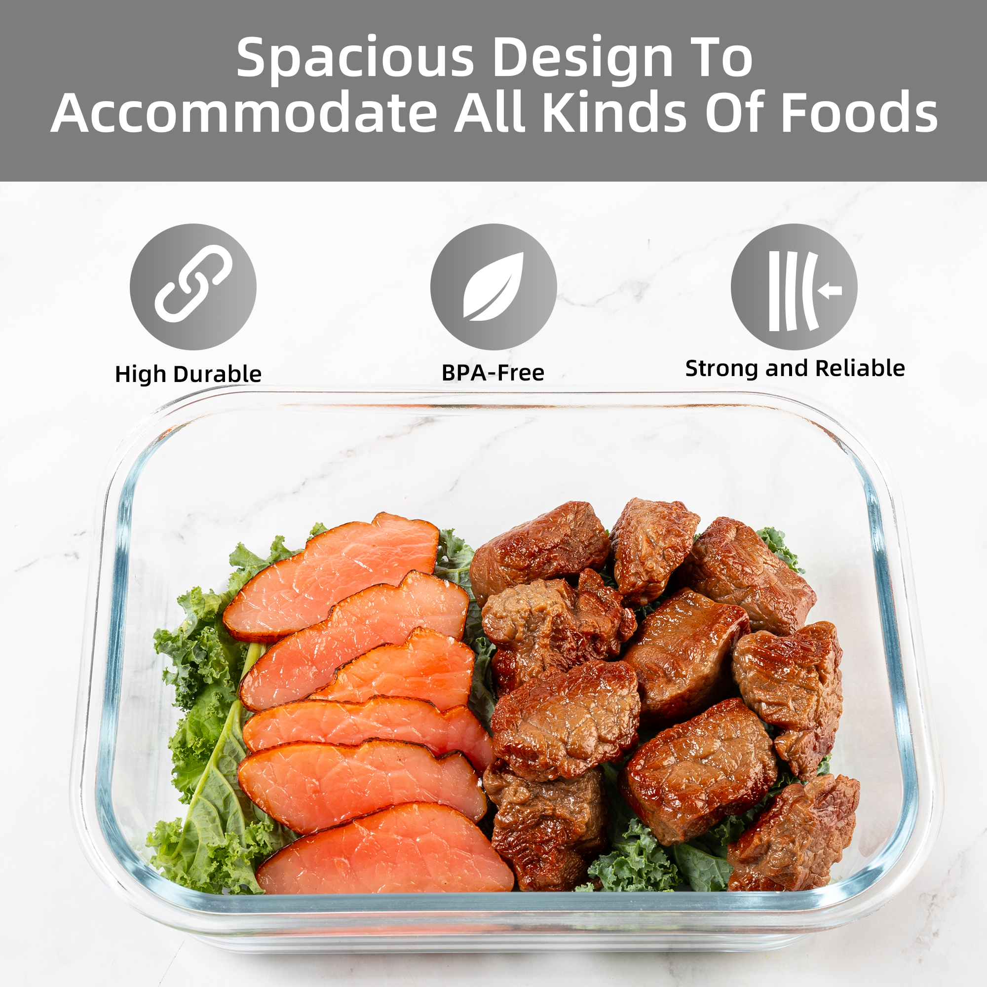 ชุดภาชนะเก็บอาหารแก้ว 16 ชิ้น, - Food Storage Safe บทวิจารณ์และราคา