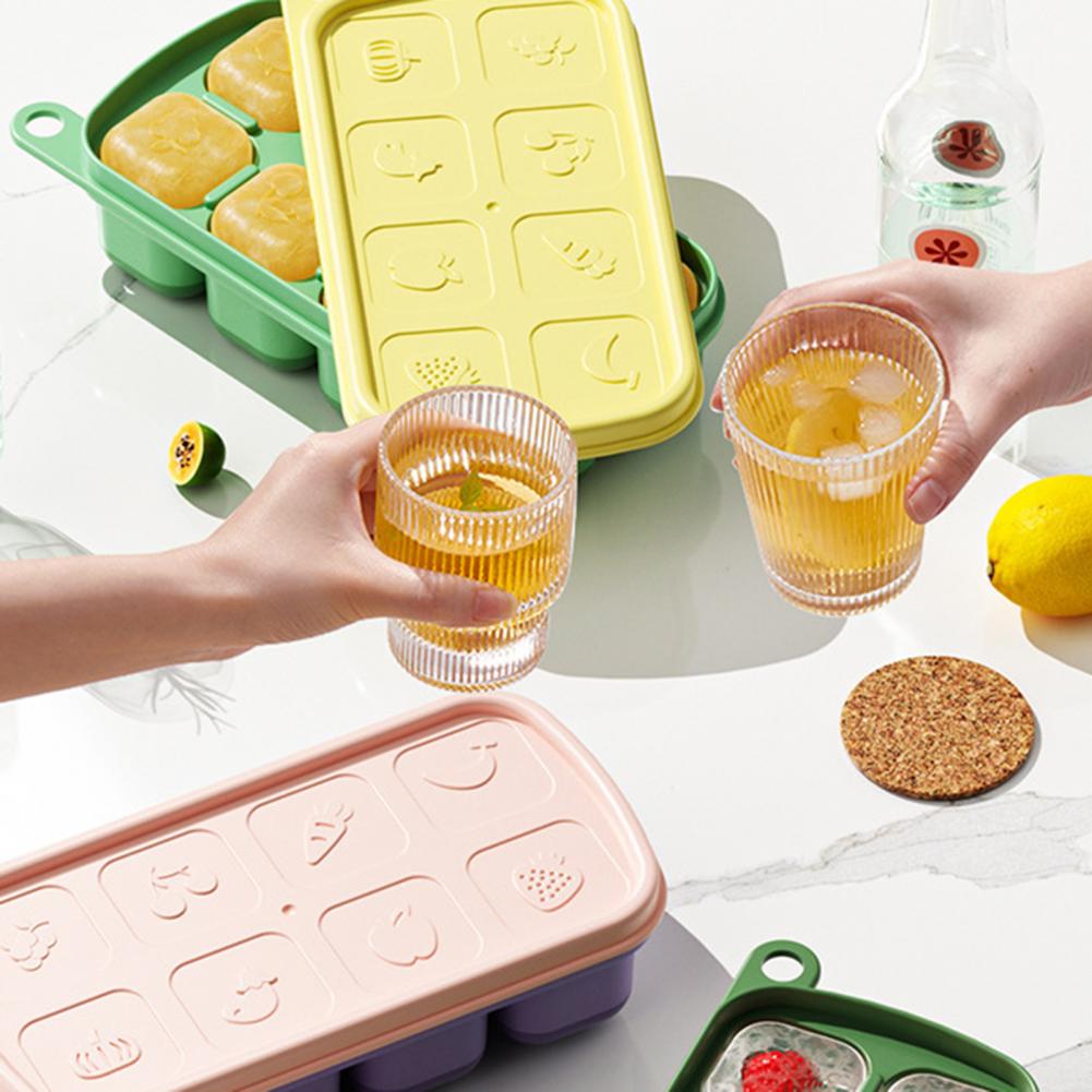 แม่พิมพ์น้ําแข็งสําหรับเครื่อง - Food Storage Silicone บทวิจารณ์และราคา