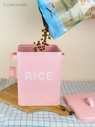 กล่องเก็บของอเนกประสงค์ สีชมพู - Food Storage With Scoop บทวิจารณ์และราคา