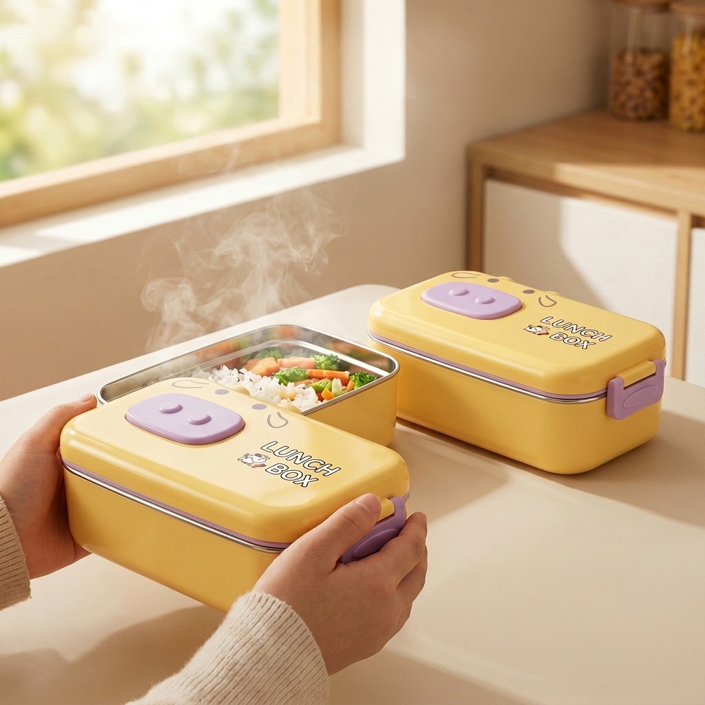กล่องเบนโตะสแตนเลส 304 ป้องกัน - Food Storage With Scoop บทวิจารณ์และราคา