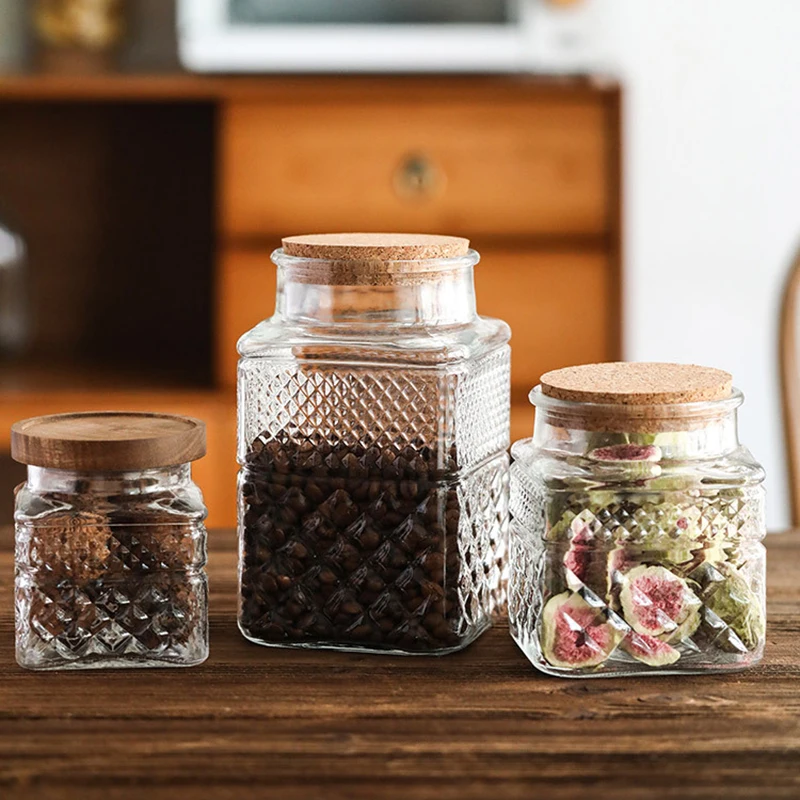 โถแก้วปิดผนึกความจุขนาดใหญ่พร้ - Food Storage Glass Containers Large บทวิจารณ์และราคา
