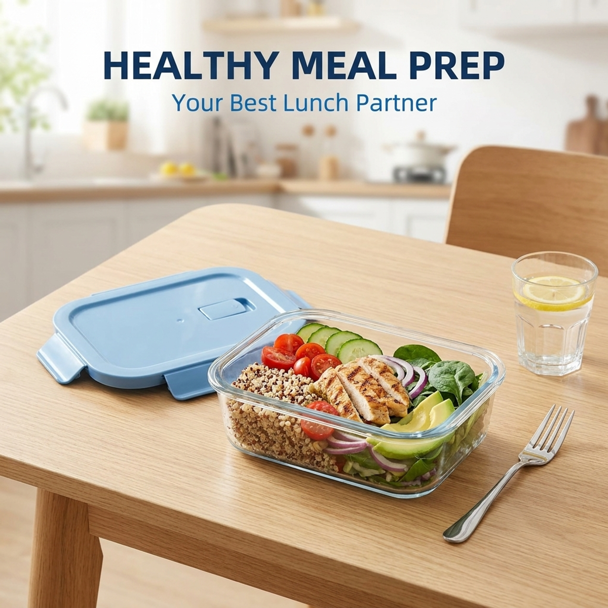 กล่องใส่อาหารแก้ว 2 ชิ้น ปลอดส - Food Storage Glass Containers บทวิจารณ์และราคา