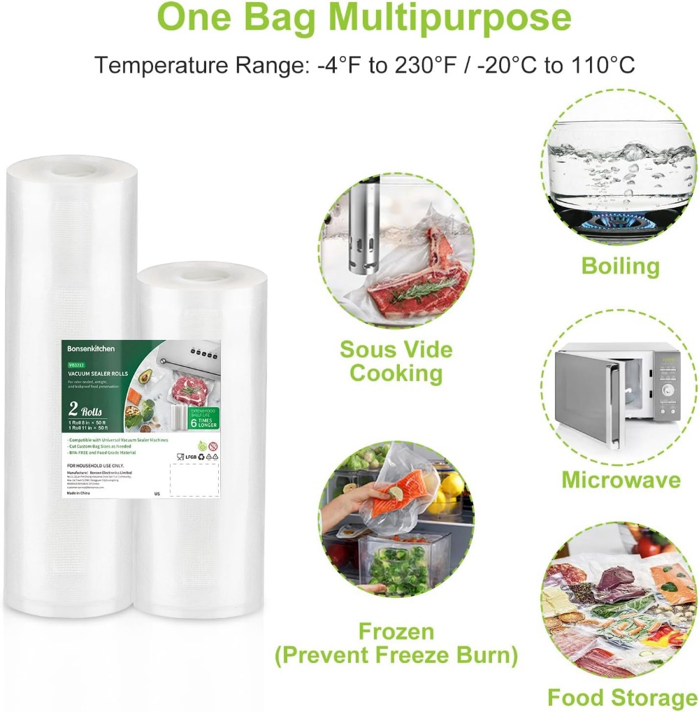 ม้วนฟิล์มซีลสูญญากาศสำหรับอาหา - Food Storage Vacuum บทวิจารณ์และราคา