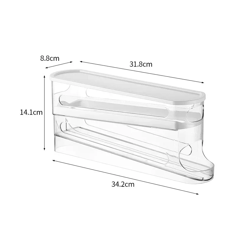 Bilayer ตู้เย็นกล่องเก็บไข่อัต - Portion Control Container บทวิจารณ์และราคา