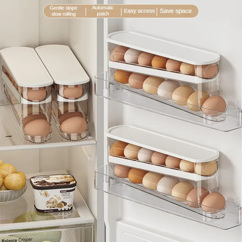 Bilayer ตู้เย็นกล่องเก็บไข่อัต - Portion Control Container บทวิจารณ์และราคา