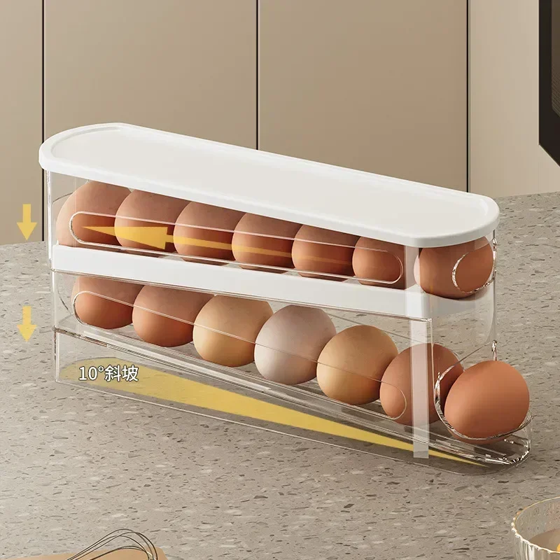 Bilayer ตู้เย็นกล่องเก็บไข่อัต - Portion Control Container บทวิจารณ์และราคา