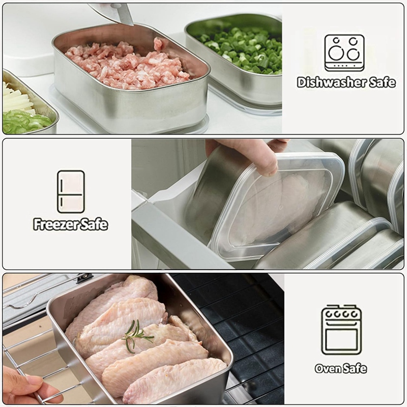 ภาชนะสแตนเลสสำหรับเก็บอาหาร, ก - Food Storage Safe บทวิจารณ์และราคา