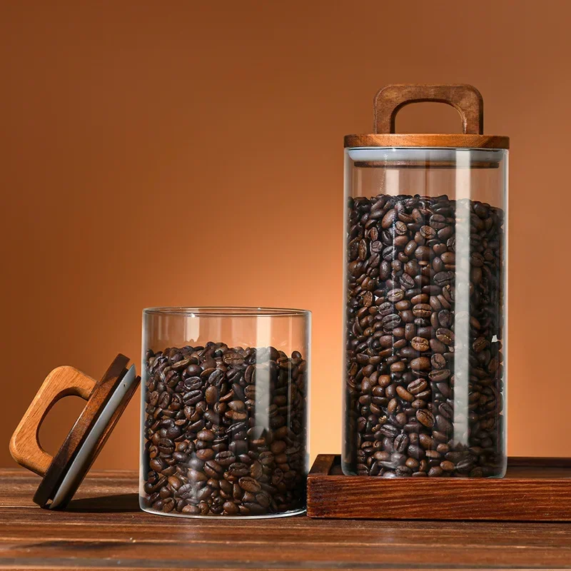 800-2100ml ไม้ฝาปิดแก้ว Jar 1  - Food Storage Glass Containers Large บทวิจารณ์และราคา