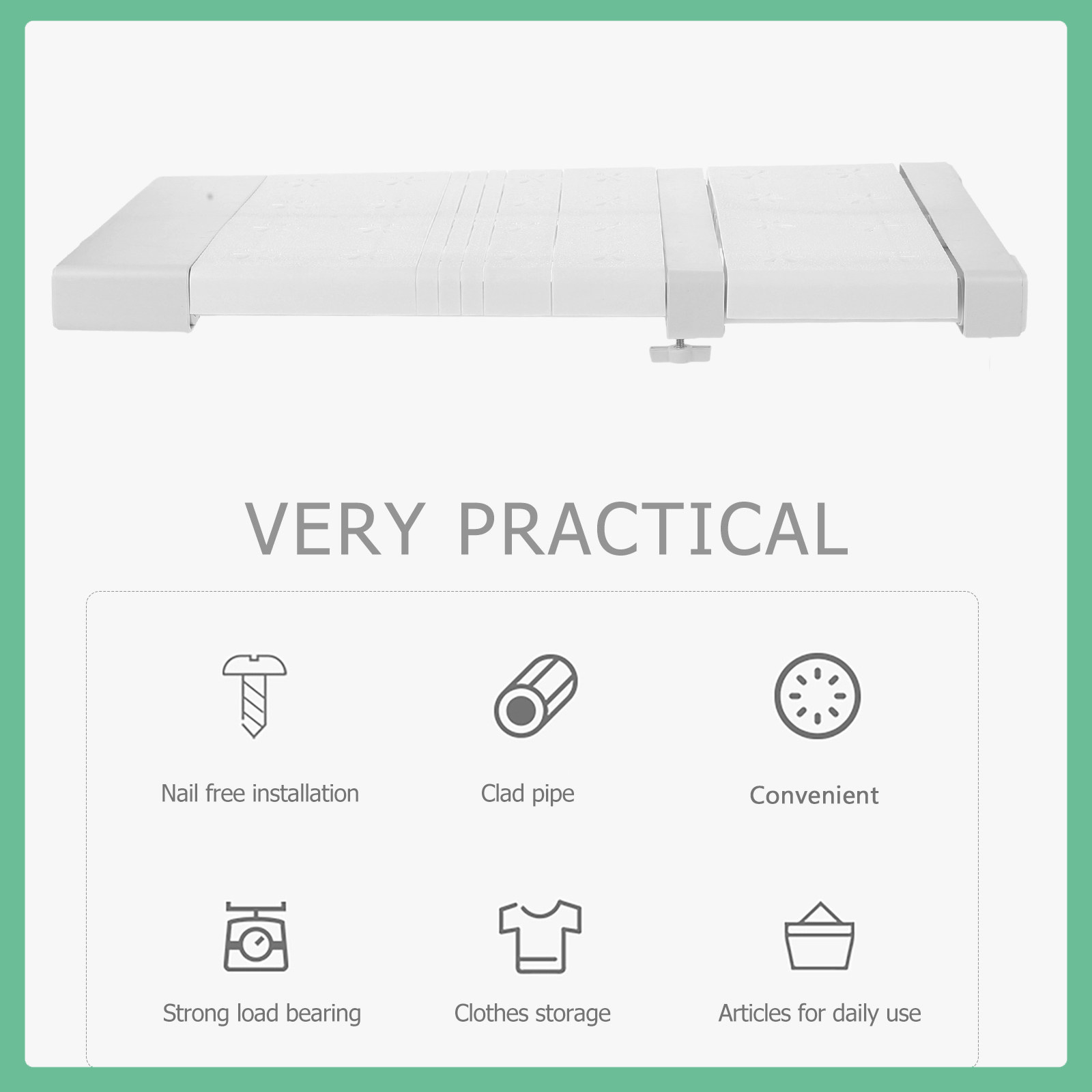 ราวแขวนผ้าแบบปรับได้สำหรับตู้เ - Food Storage Locker บทวิจารณ์และราคา