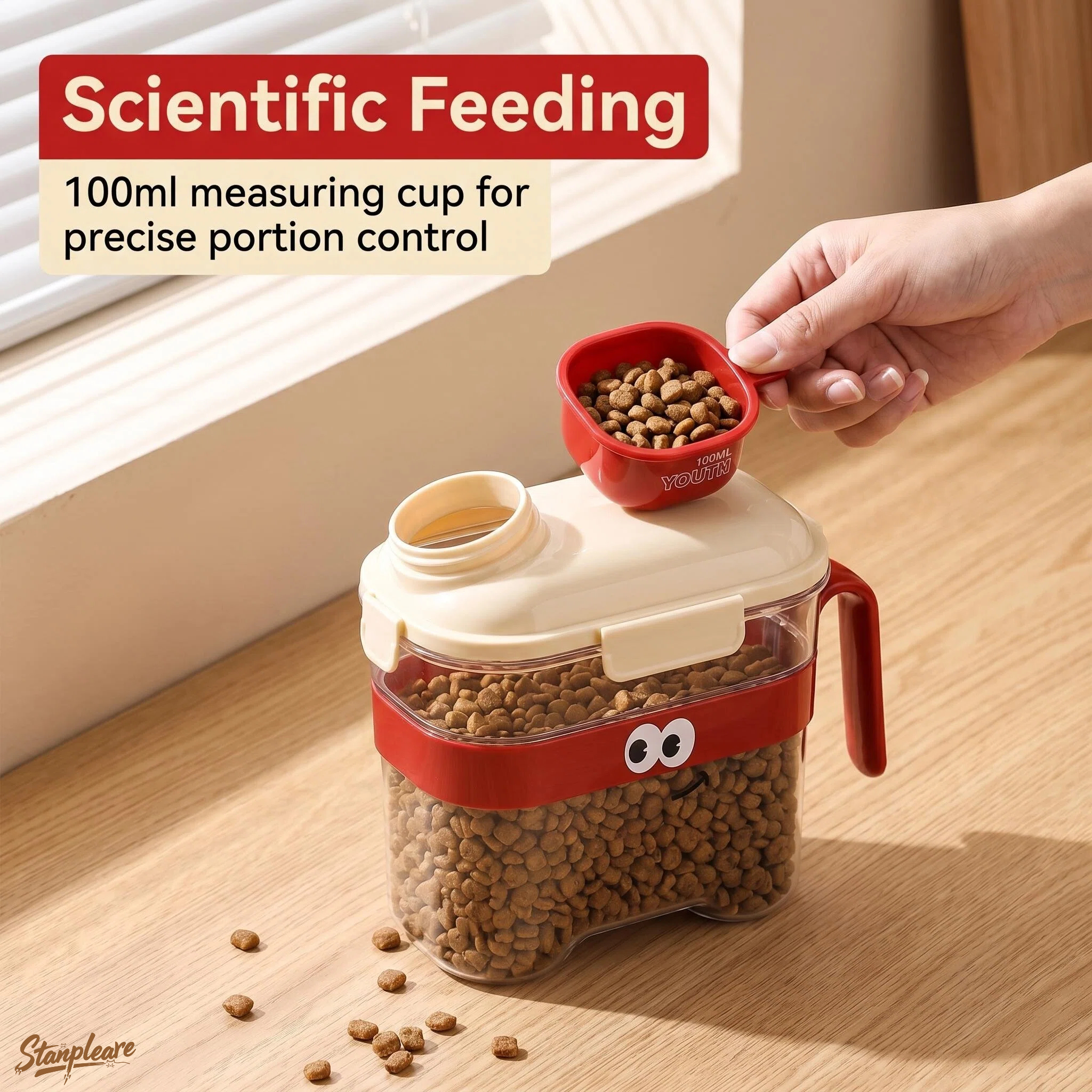ภาชนะเก็บอาหารสัตว์เลี้ยงแบบโป - Food Storage Pet บทวิจารณ์และราคา