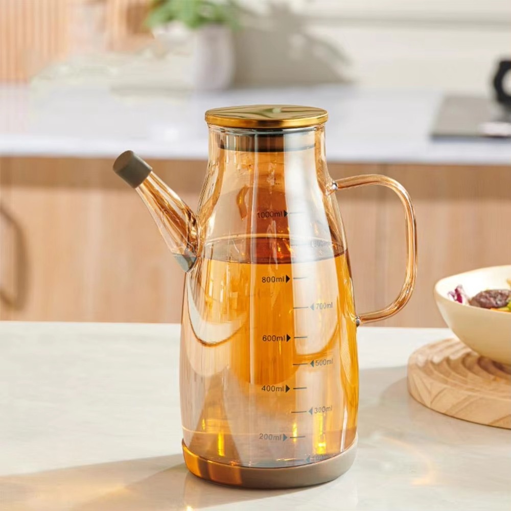 ใหม่เกรดอาหารน้ํามันขวดรั่ว 60 - Food Storage Glass Containers Large บทวิจารณ์และราคา