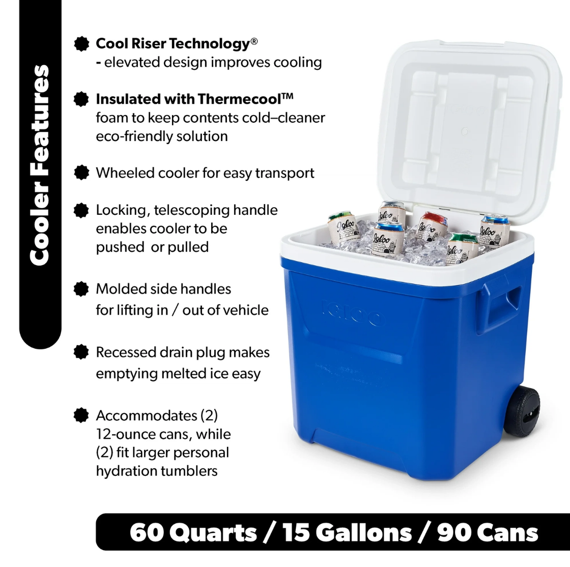 กล่องเก็บความเย็นแบบแข็ง 60 คว - Food Storage For Camping บทวิจารณ์และราคา