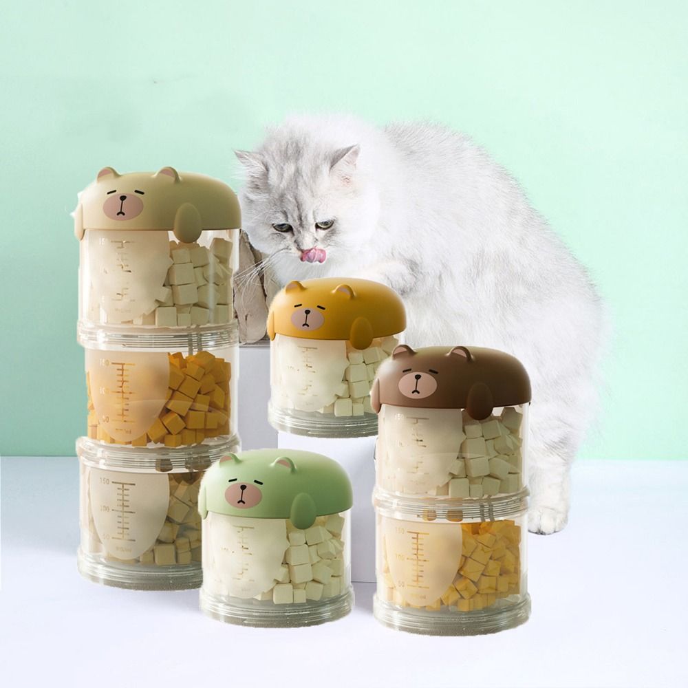 กล่องใส่อาหารแมวพลาสติกหลายชั้ - Food Storage Pet บทวิจารณ์และราคา
