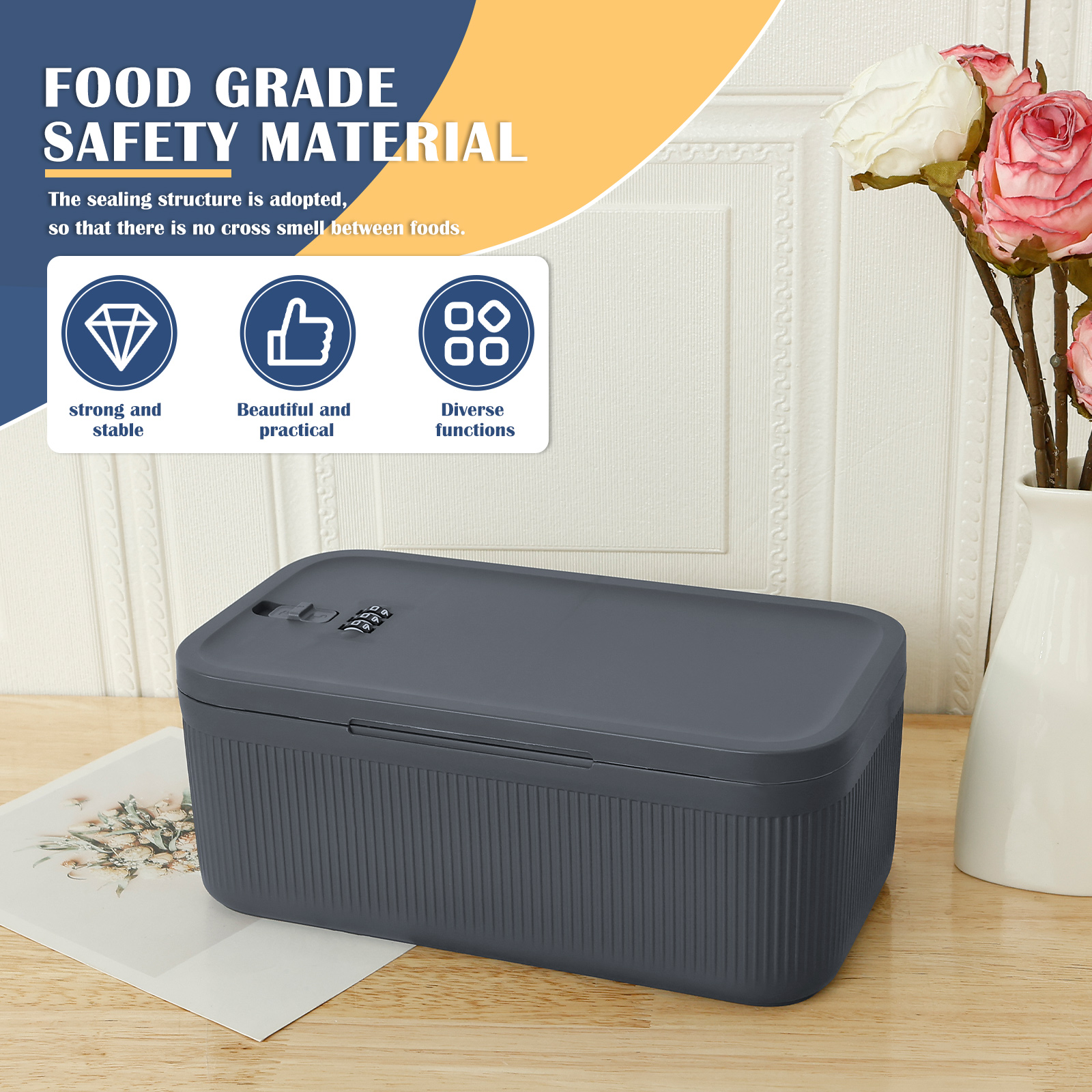กล่องเก็บของพร้อมตู้เก็บของพลา - Food Storage Locker บทวิจารณ์และราคา