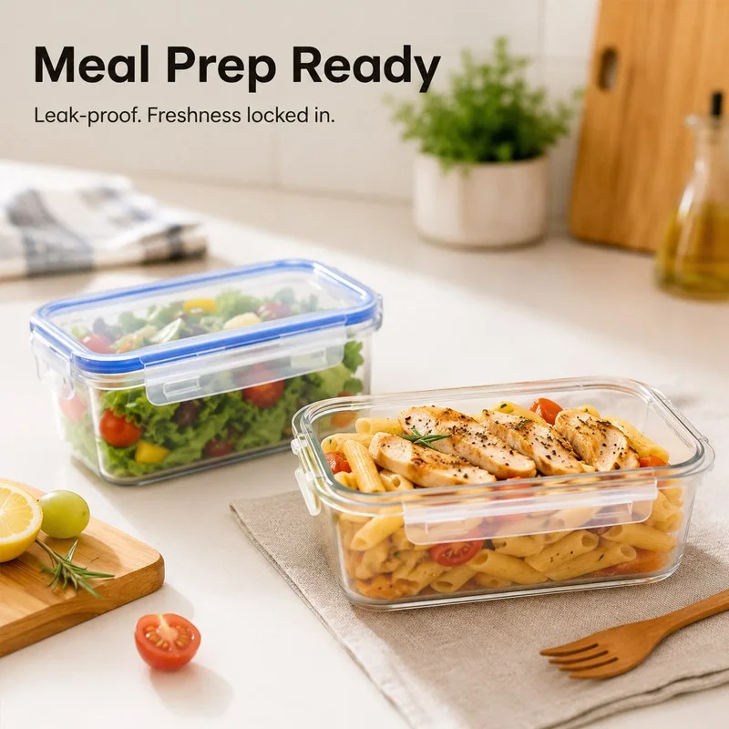 กล่องเก็บอาหารในตู้เย็น 4 ขนาด - Food Storage Refrigerator บทวิจารณ์และราคา