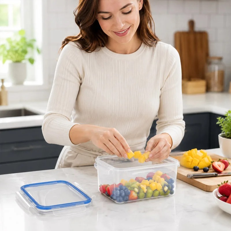 กล่องเก็บอาหารในตู้เย็น 4 ขนาด - Food Storage Refrigerator บทวิจารณ์และราคา
