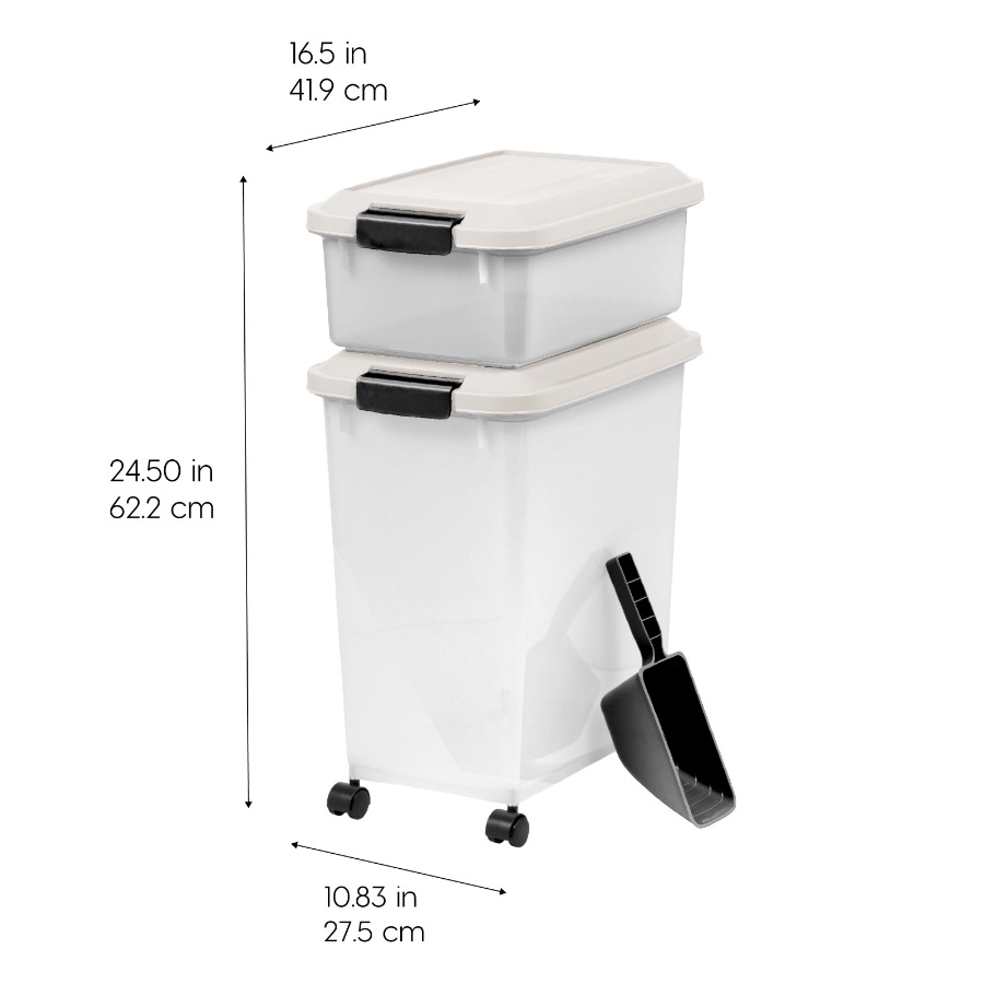ไอริส 41 ปอนด์ ภาชนะบรรจุอาหาร - Food Storage With Scoop บทวิจารณ์และราคา