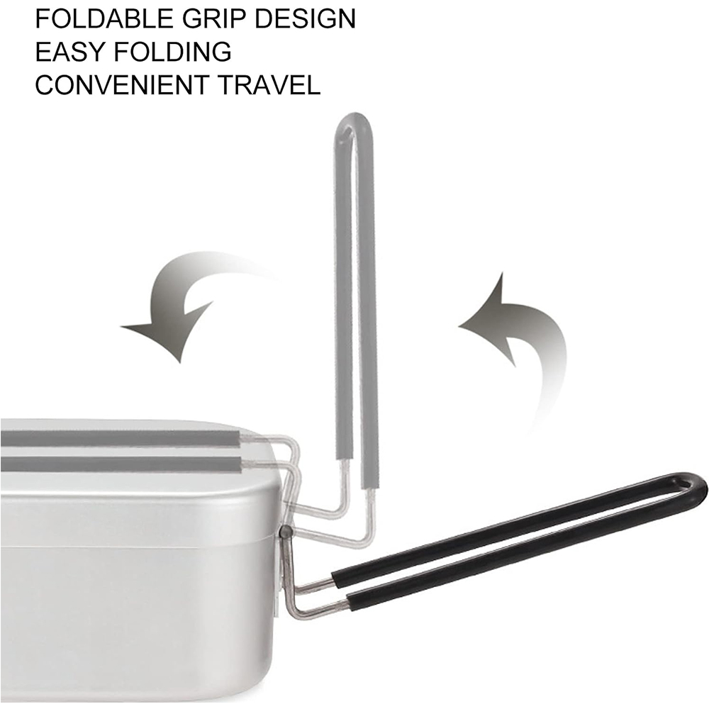 800ML อลูมิเนียมกล่องอาหารกลาง - Food Storage For Camping บทวิจารณ์และราคา