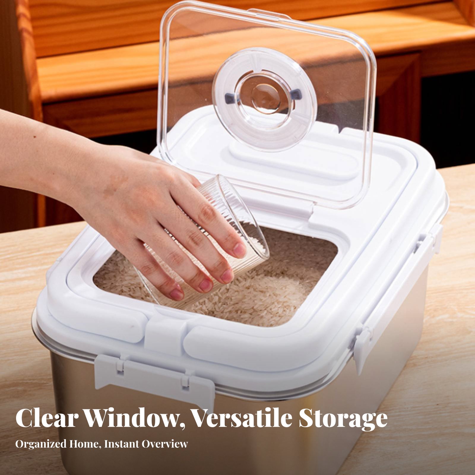 กล่องเก็บข้าวสแตนเลส กล่องเก็บ - Food Storage Pet บทวิจารณ์และราคา