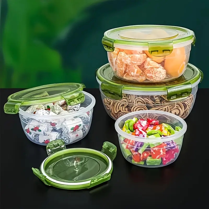 ภาชนะเก็บอาหารพลาสติก 4 ชิ้น ก - Food Storage For Camping บทวิจารณ์และราคา