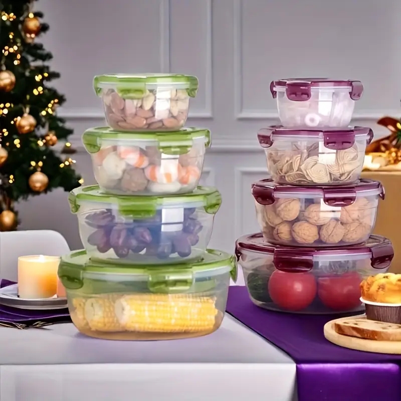 ภาชนะเก็บอาหารพลาสติก 4 ชิ้น ก - Food Storage For Camping บทวิจารณ์และราคา